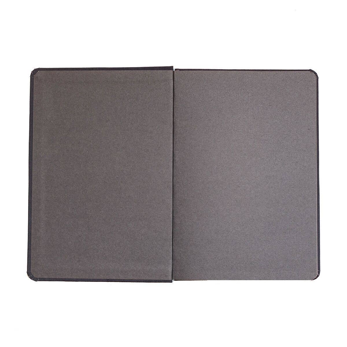 Dream Plan Do Grey and Rose Gold Fabric Journal Copper & Olive Co