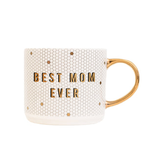 Best Mom Ever 17oz Tile Coffee Mug