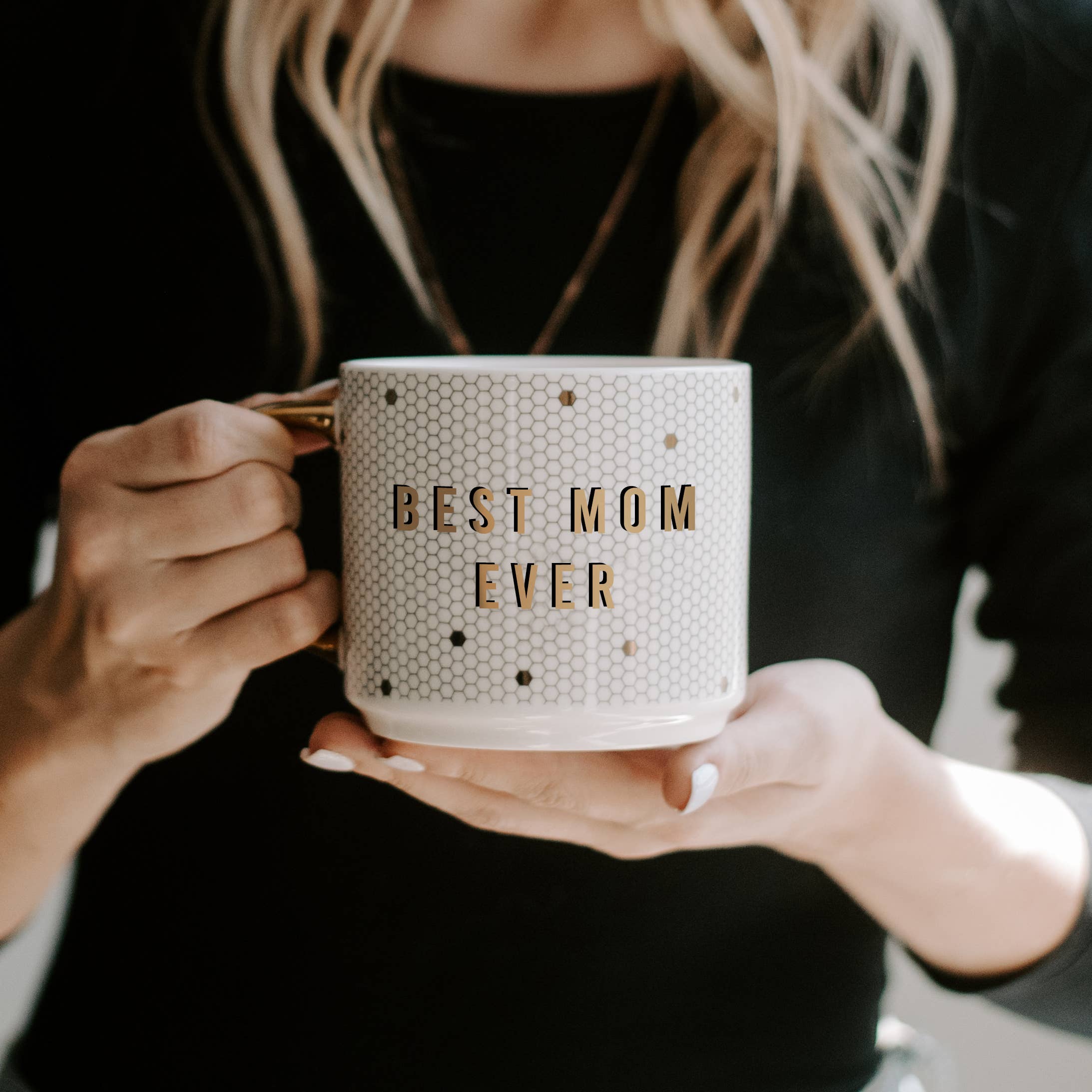 Best Mom Ever 17oz Tile Coffee Mug