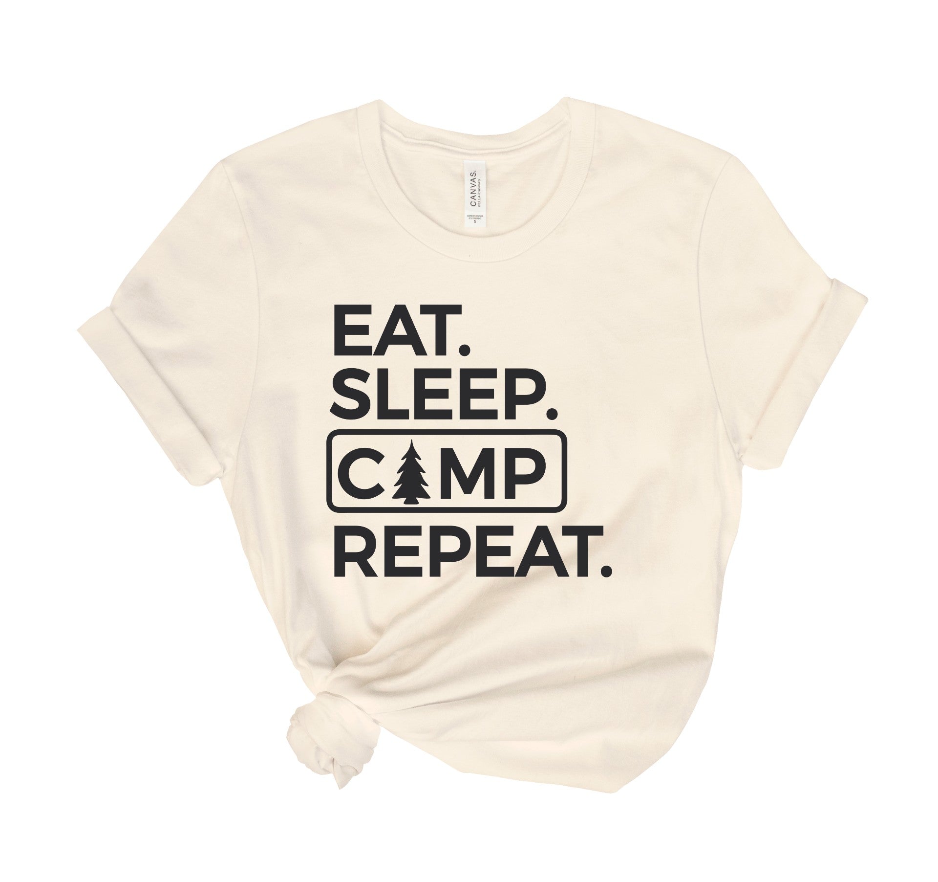 Eat Sleep Camp Repeat Tee Shirt