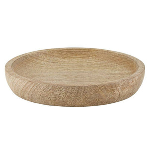 6 Inch Round Large Wooden Bowl