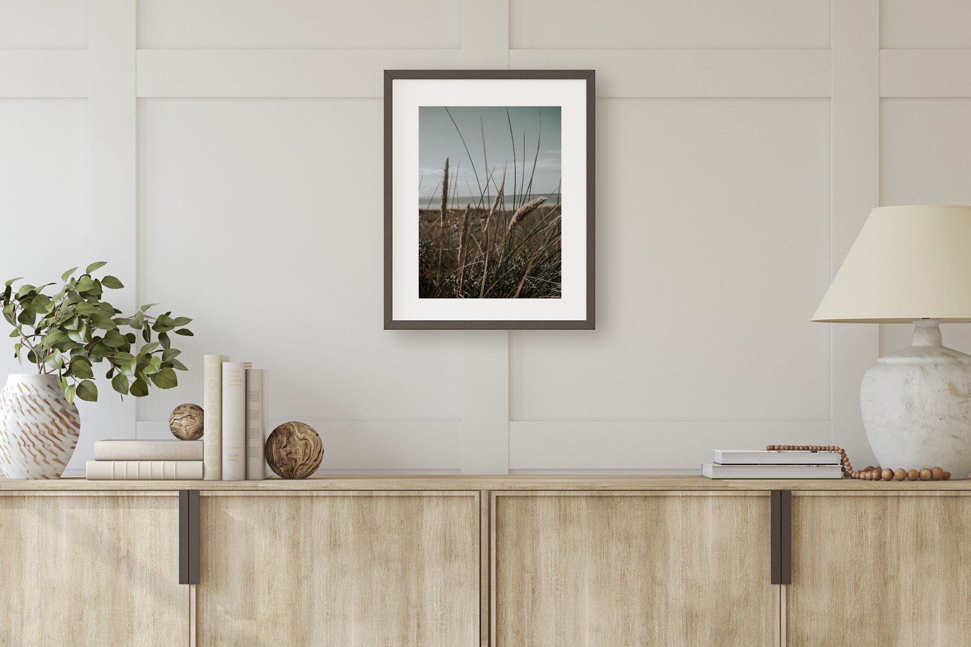 Beach Grass Muted Color Print