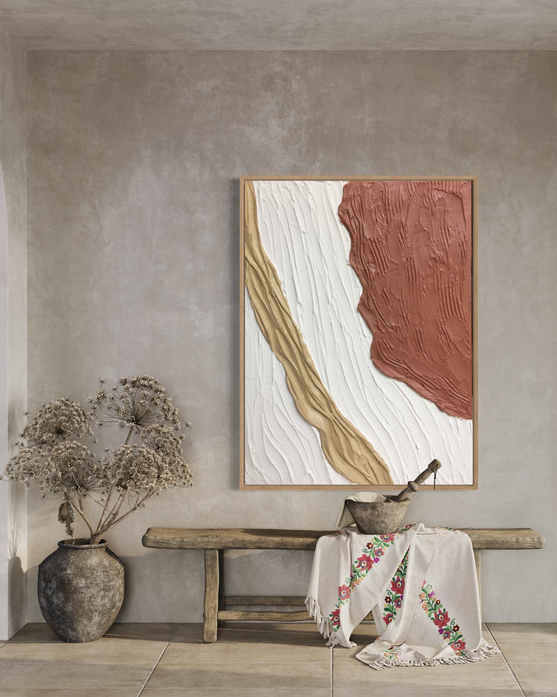 Beautiful view of Textured Open Canvas