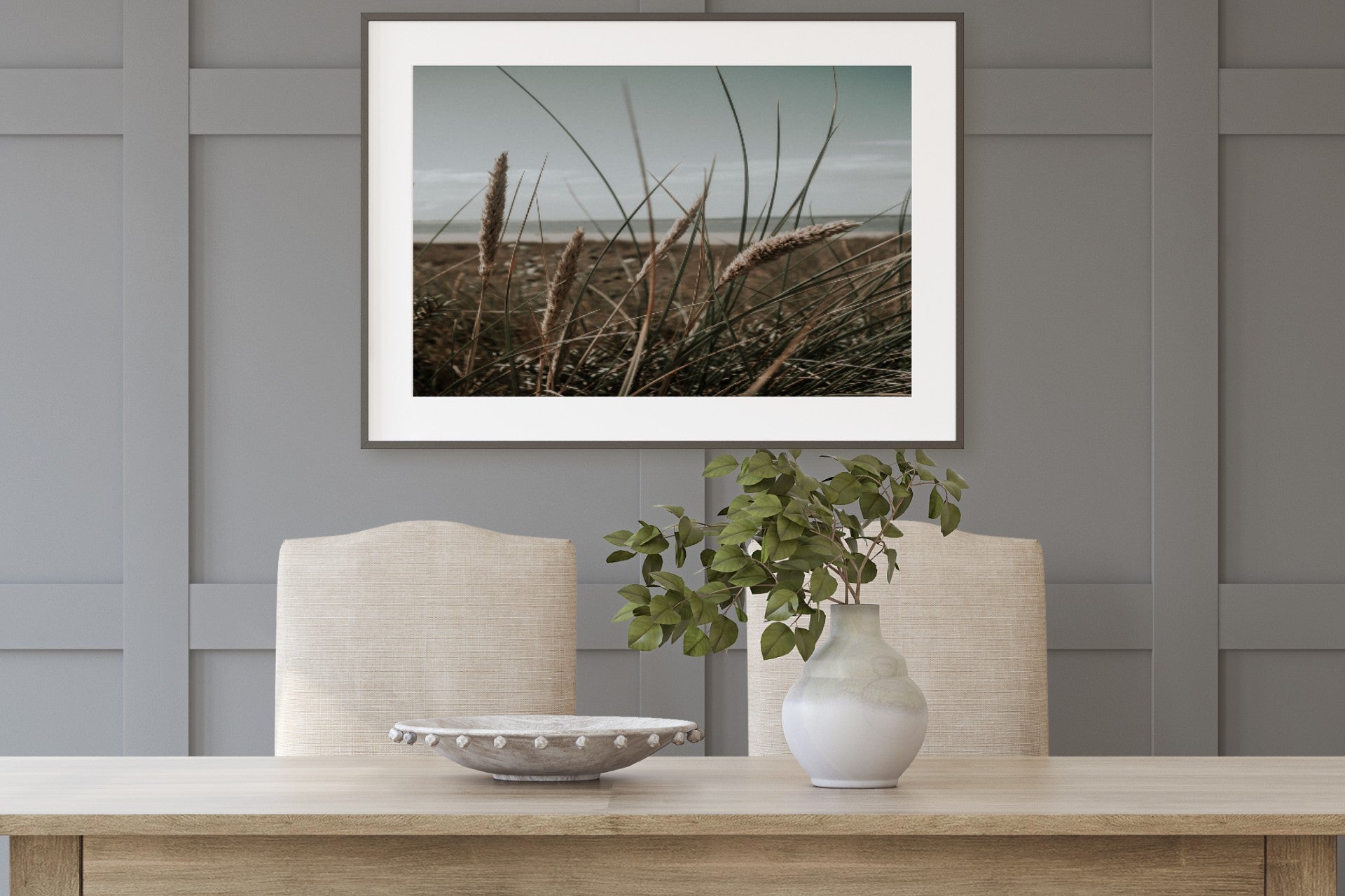 Beach Grass Muted Color Print